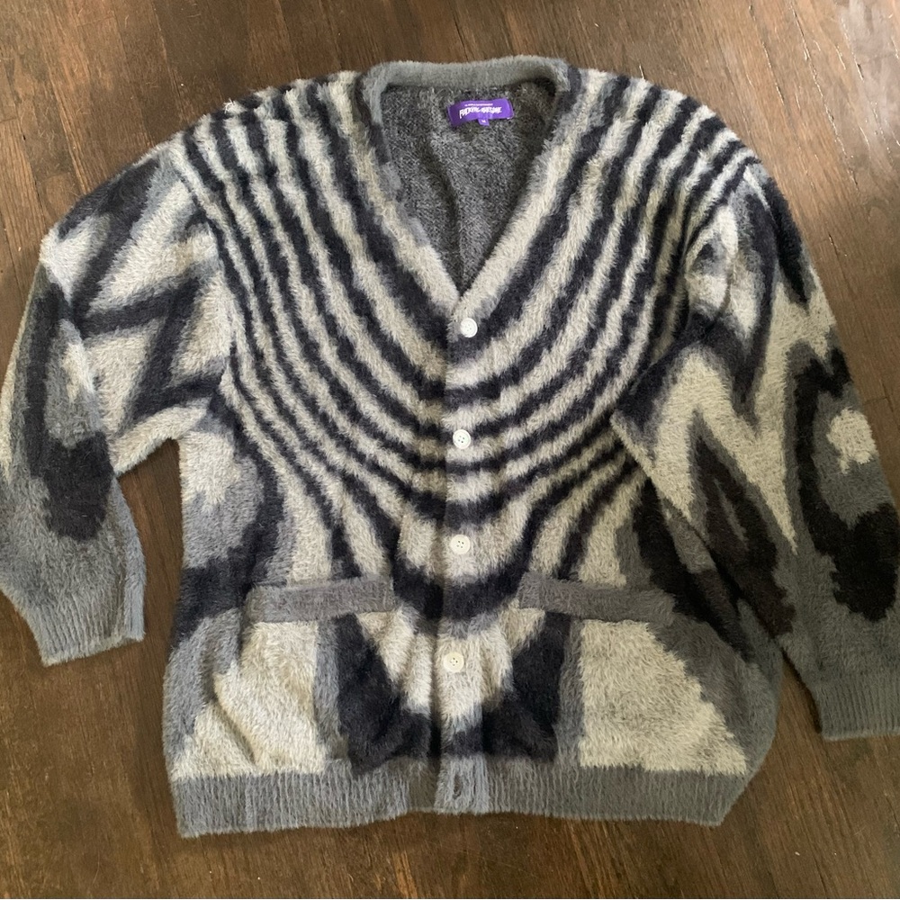 FA Acid Hairy Cardigan